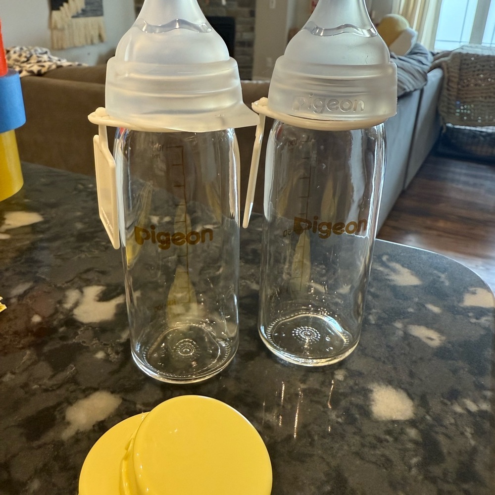 Two Pigeon Preemie Glass Bottles